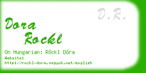 dora rockl business card